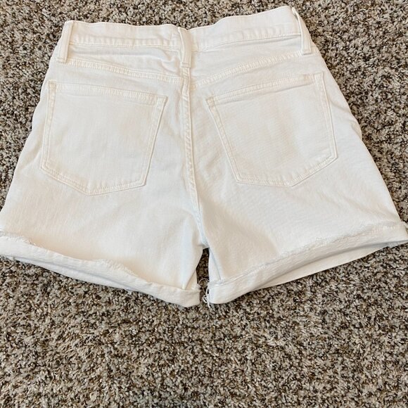 J.Crew Classic White Denim Shorts - Picture 2 of 3